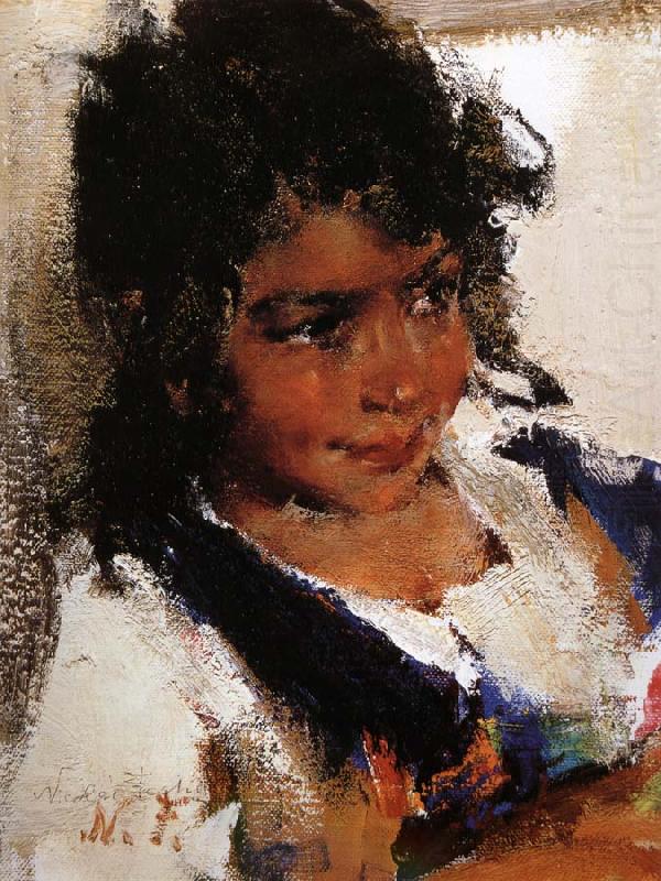 Nikolay Fechin Girl oil painting picture